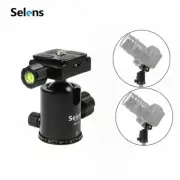 360° Swivel Camera Phone Stand Tripod Ball Head Hot Shoe Bracket for Nikon Canon