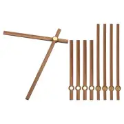 Clock Hands Kit, 5 Set Wooden Mechanism Clock Hand Parts for 12 Inch Clock, E1