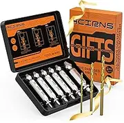 Gifts for Men,9 Pcs Damaged Screw Extractor Set,White Elephant Gifts for Adults Dad,Christmas Stocking Stuffers for Adults Men Him,Cool Stuff Gadgets for Removing Stripped Broken Screws,Mens Gifts