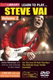 Lick Library LEARN TO PLAY 4 STEVE VAI Songs Volume 2 Guitar Lessons Video 2 DVD