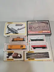 Bachmann HO Train Cars W/ Transformer, Model Building, Accessories, & Tracks NOS
