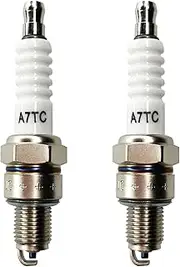 2 A7TC Spark Plugs Compatible with GY6 50cc 70cc 90cc 110cc 125cc 150cc Engines Replacement for ATV Dirt Pit Bike Mini Bike Moped Scooter