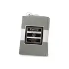 Revive Silver 100% Cotton Jersey Super Soft Fitted Sheet Combo Set King Single 3