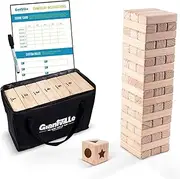 Giantville Tumbling Timber Toy Large Wooden Blocks 54 Pieces
