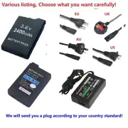 Battery or charger for PSP SLIM & LITE PSP 2000 for PSP 2004 PSP 3000 PSP 3004