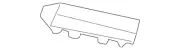 Genuine Honda Upper Quarter Trim Cap 84133-S5P-A01ZB (for: Honda)