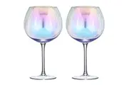 2pc Tempa Thalia 685ml Crystal Gin Glass Drinking Cocktail Glasses Set Opal