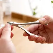 Stainless Steel Peeling Scissors Scraping Nail Art Tools Pedicure Toenails Barbed Care Manicure Dead Skin Scissors