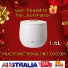 Multifunctional Rice Cooker Mini Household Rice Coker Hot Pot Porridge Stew Pot