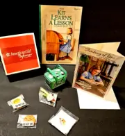 American Girl Beforever Kit Kittredge School Lunch Box & PC Learns a Lesson Book