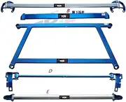 TTCR-II Suspension Strut Bar,Compatible With Vorolla Altis 2002-19 Car Styling Accessories Stabilizer Bar Aluminum Alloy Bar Tension Rod(2002-08)