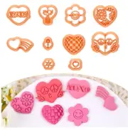 Puocaon 70s Valentines Heart Clay Cutters 10 Pcs cutters for polymer clay New
