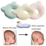 Baby Pillow Memory Foam Newborn Baby Breathable Shaping Pillows To Prevent Flat Head Ergonomic blue