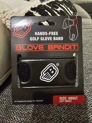 Golf Glove Band-Hands Free Adult Left Hand, Imported From UK! Bandit