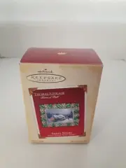 Hallmark Keepsake Ornament 2005 Silent Night Thomas Kinkade Clips to Light