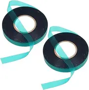 GANAZONO Garden Tapes 2 Rolls of Stretchy Plant Tie Tape Elastic for Bud Grafting Non-Mechanical Green