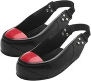 "Abbraccia" Steel Toe Cap Shoe Covers Foot Cover Universal Size Overshoes Anti Smash for Workers Work Boots Construction Site Sturdy, Red