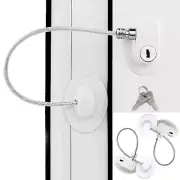 Fridge Lock, Refrigerator Door Lock with Key, Mini Fridge Lock, File Cabinet Loc