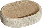 Cat Bratching Board - 2 in 1 Cat Scratcher Pad Pet Bed | Dual-Use Sleeping Pad with Sturdy Fabric, Cat Scratching Bed for Naps, Claw Care and Play Activities