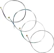 SAVITA 2 Sets 4/4 Violin Universal String Classic Violin Silver String (GDAE) Steel Core with Nickel-Plated Ball Head