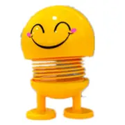 12Pcs Car Interior Simulation Shaking Head Toy Swinging Laughter Emoji Expression Decor Ornament