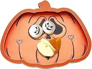 Halloween Pumpkin Plate, Halloween Pumpkin Charcuterie Board, Halloween Pumpkin Plate Halloween Pumpkin Appetizer Board, Pumpkin Snack Fruit Meat Cheese Board, Pumpkin Theme Cake Plate Candy Tray