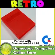 Blank C64 cartridge CLEAR NEON ORANGE Colour Code [26] - (int03)