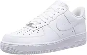 [Nike] Air Force 1 '07 Low Mens Basketball Shoes (Men's 11.5 Medium, White/White)
