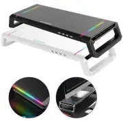 Foldable Computer Stand Riser Bracket RGB 4 USB 2.0 Keyboard