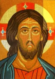 Printed Needlepoint Tapestry Canvas "Icon. Savior" 6064