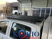 ALUMINUM ROOF BASKET DUAL CAB PLATFORM FLAT ROOF RACK SUITS TRITON 1350x1250 mm