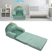 SustVita Soft Comfortable Sofa Bed, Foldable Kids Sofa with Cute Cartoon Design, Kids Couch for Toddlers Dinosaur Shape Plush Chair (3 Tier)
