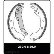 Protex Brake Shoes - N3145
