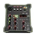 5-Channel Audio Mixer Sound Mixing Console 48V Audio For DJ Live I9W9