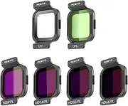 RCstyle 6 Pack Kit ND Filters Set for DJI Flip, Multi-Coated Gimbal Camera Protective Lens Filters for DJI Flip Accessories(CPL, UV, ND8PL, ND16PL, ND32PL, ND64PL)