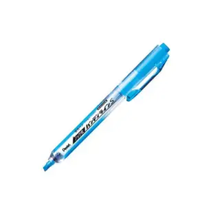 【Pentel 飛龍】SXNS15 自動螢光筆 藍(3入1包)