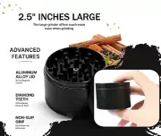 Handle Hand Muller Herb Tobacco Grinder Spice Herbal Metal Smoke Crusher 2.5"