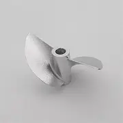 QONXIX RC Boat Propeller 4mm 3.175mm 1/8 Inch Shaft 34mm 36mm 37mm 38mm 7075 Metal P1.9 Prop, for RC Speed Mono Racing Catamaran Boat Model RC Boat Propellers (Color : D34mmxd4.0mm RH)