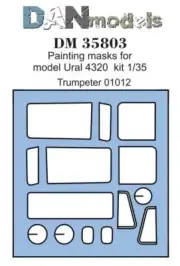 Dan Models 35803 - 1/72 Painting Masks for Model - Ural ( Trumpeter 01012 )