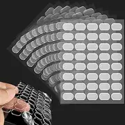 400 Pieces Double-Sided Adhesive Dots, Removable Adhesive Dots, Double-Sided No Trace Adhesive Dots, Double-Sided Adhesive Dots, Double-Sided Gel Adhesive, Clear Sticky Tack Kitty for Wall Pictures,