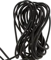 aternee Elastic Tent Pole Rope tie Strap Shock Cord /32ft X 0.12'', Black