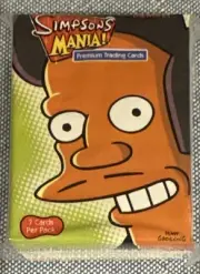 2001 InkworksSIMPSONS Mania Complete Base Trading Card Set (72) w/Wrapper BART