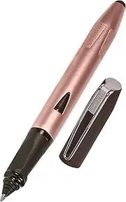 Online Rollerball Switch Plus Ink Rollerball Pen and Touch Pen for Tablets and Smartphones in One, Multifunction Pen for Office or Primary School, Standard Ink Cartridges, Rose Gold, Rollerball Tip