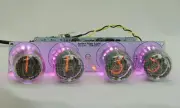 Assembled Nixie clock kit - in4 tube, RGB backlight