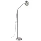 Lara Satin Nickel E27 Floor Lamp by Eglo