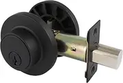 Gainsborough TradePro Cass Round Single Cylinder Deadbolt Lock, Matt Black