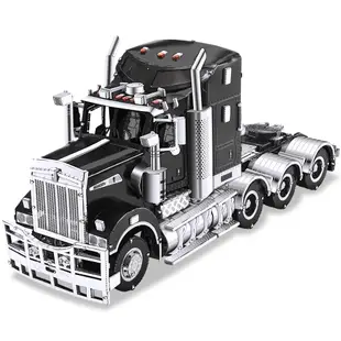 Piececool 3D 成人拼圖金屬汽車模型套件 - H909 重型卡車 DIY 組裝腦筋急轉彎拼圖,送給爸爸男朋友的