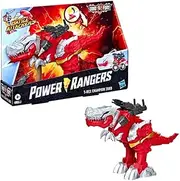 Power Rangers - Battle Attackers Dino Fury T-Rex Champion Zord - Roaring, Chomping TRex Zord with Lights and Sounds - Electronic Action Figure -Toys for Kids - Boys and Girls - F2264 - Ages 4+,Red