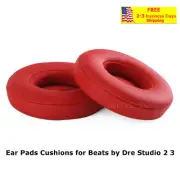 Ear Pads for Beats by Dre Studio 2 3 Soft Memory Foam Cushions Headphones Red