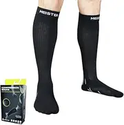 Meister Graduated 20-25mmHg Compression Running Socks for Shin Splints (Pair)